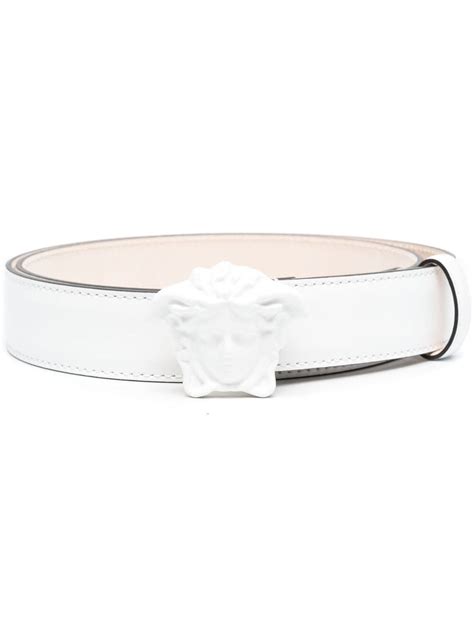 versace palazzo brushed leather belt|Versace Palazzo Medusa Buckle Leather Belt on SALE .